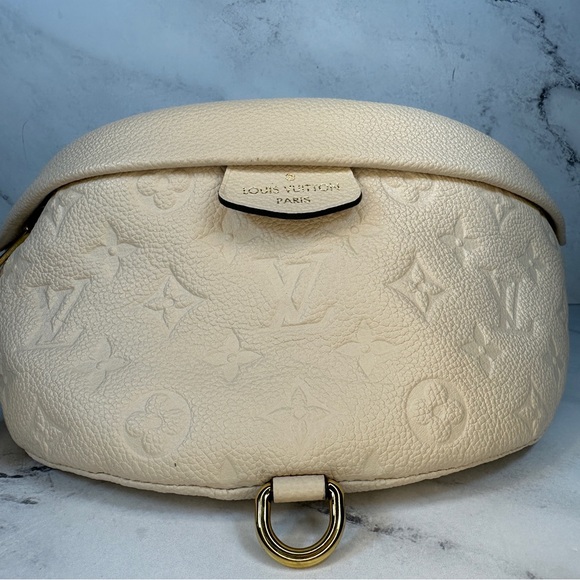 LV Louis Vuitton Empreinte Bumbag Cream Monogram Waist Crossbody - Picture 6 of 16